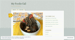 Desktop Screenshot of myfoodiecall.com